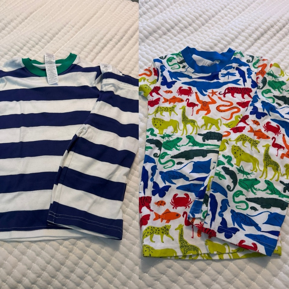 Boys Mini Boden pajama sets